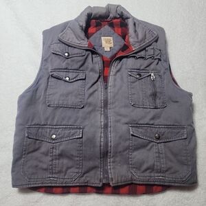 Ozark Trail Gray Ultility Camping Vest Size Medium